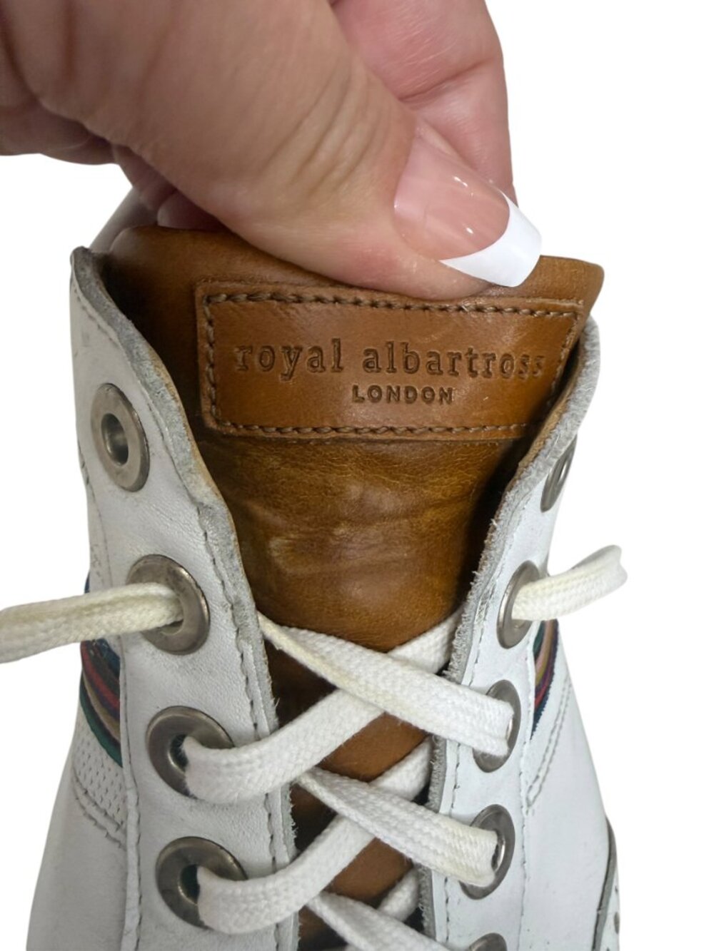 Royal Albatross Kingsman Traditional Wingtip Spikeless Golf Shoe Men's Sz 9 - Picture 5 of 9